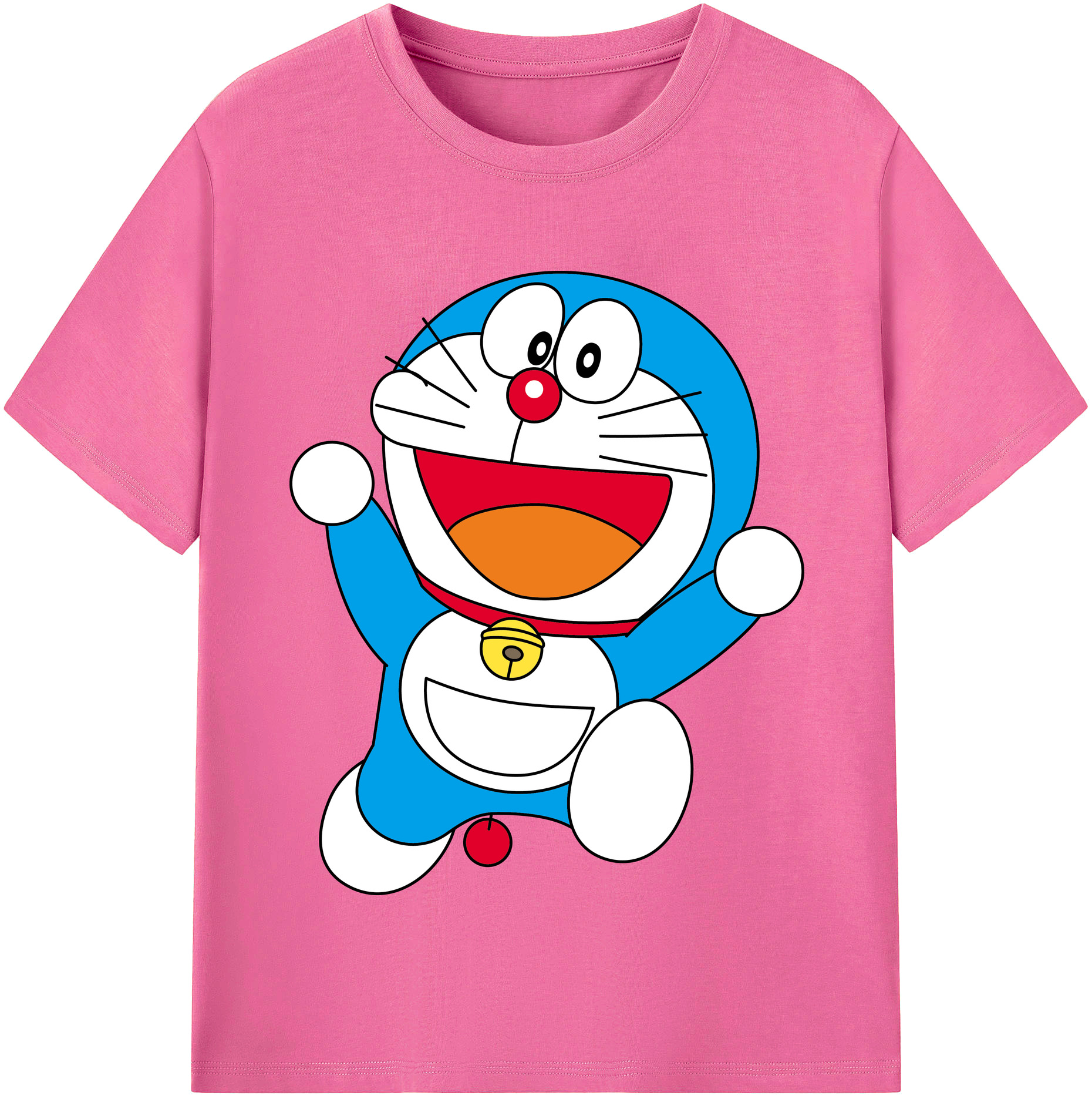 （画像用） ドラえもん Doraemon レディースカジュアルプリントTシャツ（綿100％）
